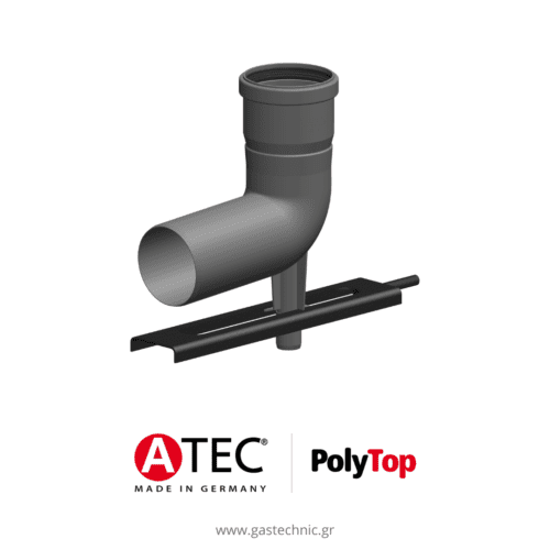 ATEC PolyTop Γωνία Καμινάδας με Αντιστήριξη