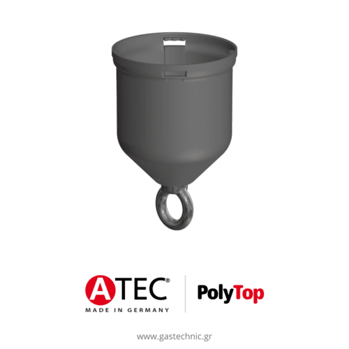 ATEC PolyTop Αποσπώμενη απόληξη για εύκαμπτο σωλήνα
