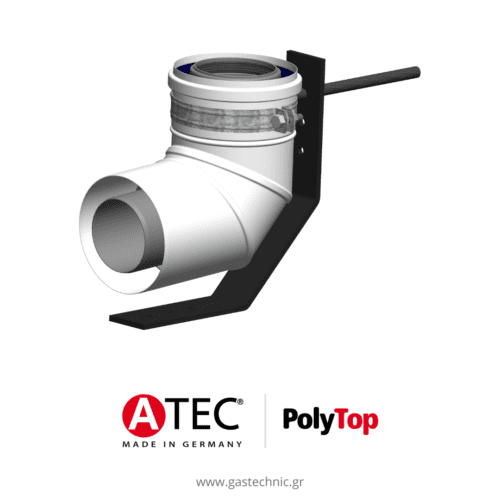 ATEC PolyTop Γωνία καμινάδας διπλού τοιχώματος