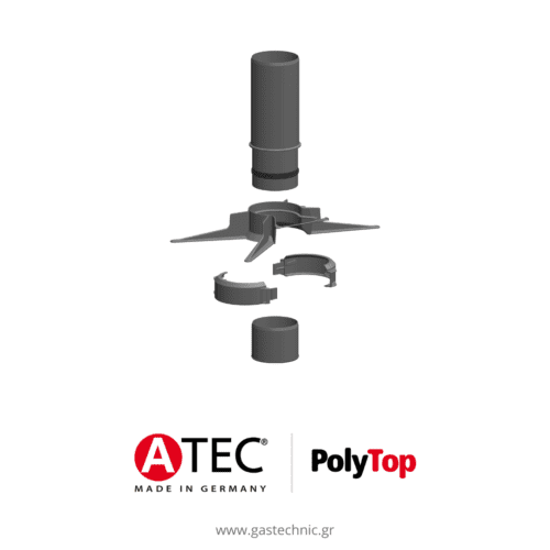 ATEC PolyTop Σετ συναρμολόγησης για εύκαμπτο σωλήνα